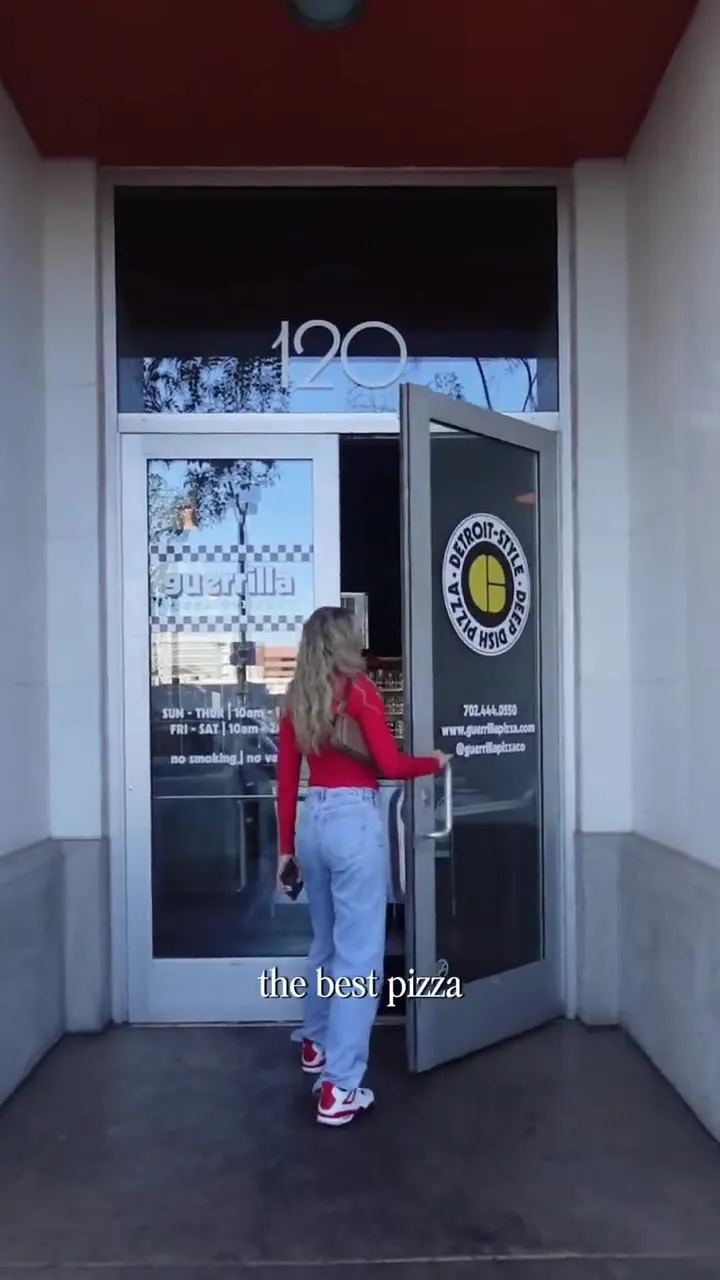 Guerilla Pizza UGC video by Savannah June
